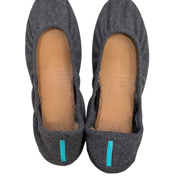 Tieks Graystone Fabric Ballet Flats Womens Size 11 - Picture 3 of 9